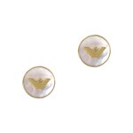 Emporio Armani Eagle Logo Stud earrings MOP Logo - EGS3141710