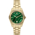 Emporio Armani Federico/a Date Doré / Vert - AR11759