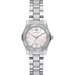 Emporio Armani Federica Date Silbrig / Pink