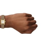 Emporio Armani Genni Brown / Gold & MOP 26mm - AR11765