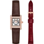 Emporio Armani Genni Rose / Brun Set 26mm - AR80083SET