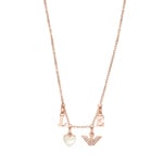 Emporio Armani Necklace Sentimental Logo My EA Love Rose - EGS2955221