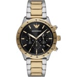 Emporio Armani Mario Chronograph Bicolor / Schwarz - AR11521