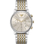 Emporio Armani Minimalist Chronographe Bicolore / Gris 42mm