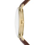 Emporio Armani Minimalist Goldtone / Brown 42mm - AR11610