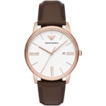Emporio Armani Minimalist Rose / Brown 42mm