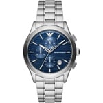 Emporio Armani Paolo Chronograph Silber / Blau - AR11528