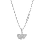 Emporio Armani Sentimental Necklace Pendant Gingko Silvery