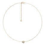 Emporio Armani Sentimental Necklace Pendant Signature Knot Gold - EGS3424710