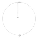 Emporio Armani Sentimental Necklace Pendant Signature Knot Silvery - EGS3421040