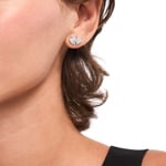 Emporio Armani Sentimental Stud Earrings Gingko Silvery - EGS3413040