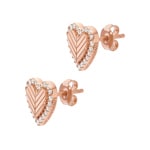 Emporio Armani Sentimental Earrings Unconditional Love Rose