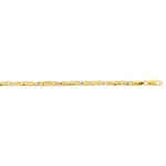 Chaîne fantaisie or jaune 375/9 ct semi-massif