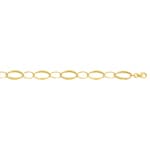 Fantasiekette 375/9 K Gelbgold halbmassiv