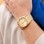 Festina Automatik Date Goldig  - F20092/2