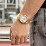 Festina Swiss Classic Steel Automatique Date Doré / Argenté - F20092/1