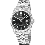 Festina Automatik Date Silbrig / Schwarz