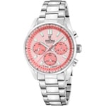 Festina Boyfriend Chronograph Argenté / Rouge 38mm