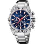 Festina Chrono Bike 2021 Edelstahl / Dunkelblau