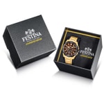 Festina Chrono Bike 2025 Goldig / Braun - F20727/3