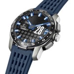 Festina Connected Full D Titane Noir / Bleu fonce Ø 44 mm - F23305/3