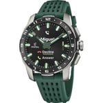 Festina Connected Full D Titane Noir / Vert foncé Ø 44 mm