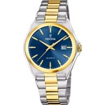 Festina Klassik Date Bicolor / Blau 40mm
