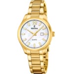 Festina Classic Date Gold / White MoP 34mm
