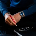 Festina Klassik Date Silbrig / Blau 40mm - F20552/3