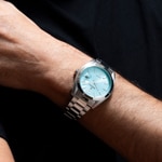 Festina Classic Date Silvery / light blue 40mm - F20707/2