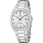 Festina Swiss Classic Steel Date Argenté 39mm