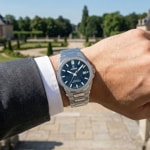 Festina Swiss Classic Steel Date Argenté / Bleu 39mm - F20100/4