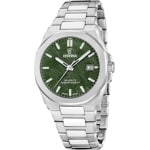 Festina Swiss Classic Steel Date Argenté / Vert 39mm