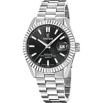 Festina Swiss Classic Steel Date Silvery / Black 40mm