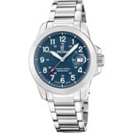 Festina Swiss Field Date Silbrig / Blau