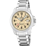 Festina Swiss Field Date Silbrig / Braun