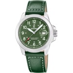 Festina Swiss Field Date Silbrig / Grün - F20081/3