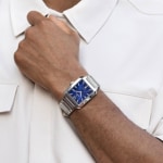 Festina On The Square Date Silbrig / Blau - F20677/3