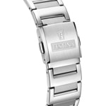 Festina On The Square Date Silbrig / Blau - F20677/3