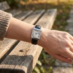 Festina On The Square Lady Date Leather Black / Silvery & Beige - F20682/7