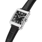 Festina On The Square Leder Date Schwarz / Silbrig - F20681/3