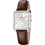 Festina On The Square Petite Seconde Silbrig / Braun