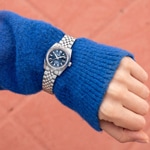 Festina Swiss Classic Steel Argenté / Bleu Foncé 29mm - F20087/4