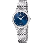 Festina Swiss Grace Argenté / Bleu 29mm