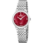 Festina Swiss Grace Silbrig / Rot 29mm