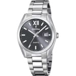 Festina Klassik Date Silbrig / Anthrazit 40mm
