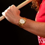 Festina Swiss Rivé Date 35mm Goldig / Weiss - F20058/1