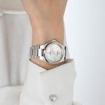 Festina Swiss Rivé Date 35mm Silbrig / Perlmutt - F20052/1