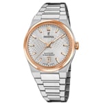 Festina Swiss Rivé Date 40mm Bicolore / argenté