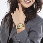 Festina Swiss Rivé Open Heart 35 Goldig - F20064/2